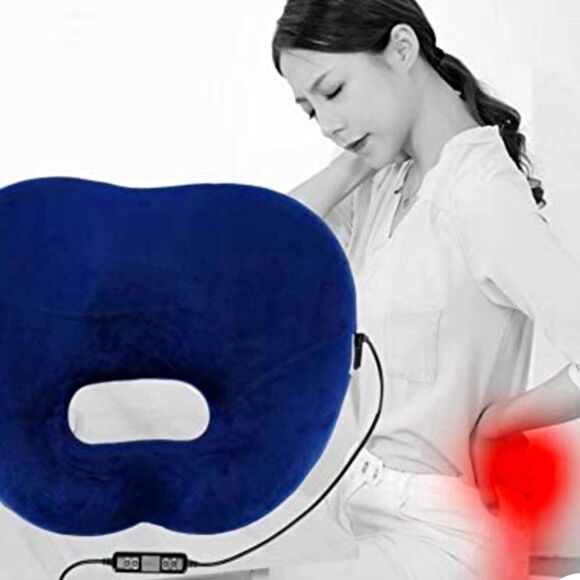 Therawèll Warming Memory Foam Seat Cushion - Picture 3 of 10